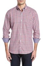 Men's Tailorbyrd Bernice Check Sport Shirt, Size - Red