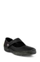 Women's Spring Step Debutante Flat .5-6us / 36eu - Black