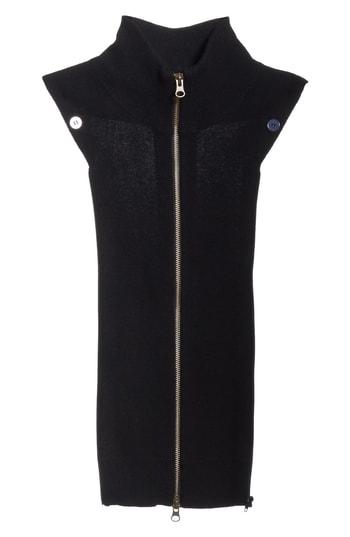 Women's Veronica Beard Uptown Cashmere Dickey, Size - Black