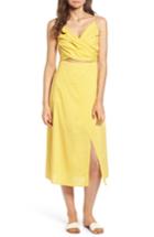 Women's Cutout Midi Dress - Yellow