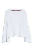 Women's Free People Damsel Bell Sleeve Pullover - White