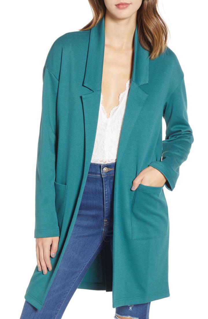 Women's Leith Knit Blazer - Blue/green