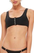 Women's Topshop Snap Front Bikini Top