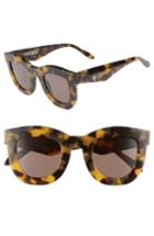 Women's Valley Provisions 44mm Rounded Square Sunglasses - Yellow Grey Tortoise/ Brown