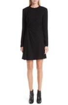 Women's Saint Laurent Knotted Side Dress Us / 36 Fr - Black