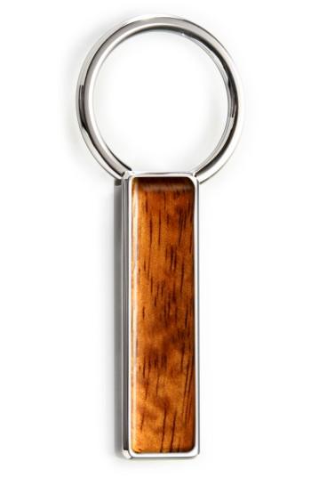 Men's M-clip Wood Key Ring