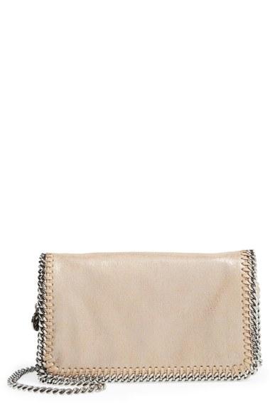 Stella Mccartney 'falabella' Crossbody Bag - Burgundy