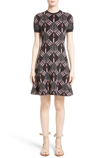Women's Valentino Love Blade Fit & Flare Dress
