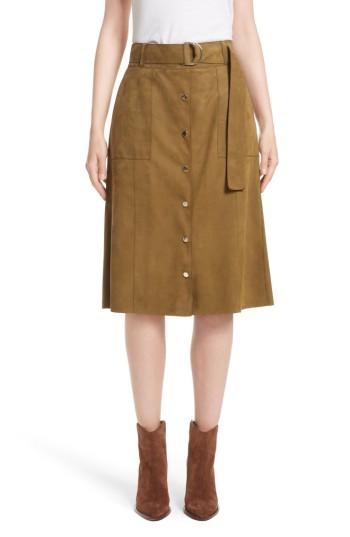 Women's Lafayette 148 New York Orla Leather Skirt