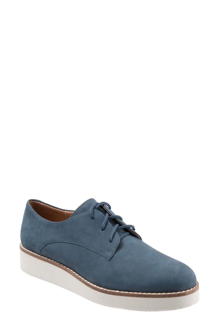 Women's Softwalk Willis Derby .5 W - Blue