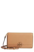 Women's Tory Burch Mcgraw Leather Crossbody Wallet -