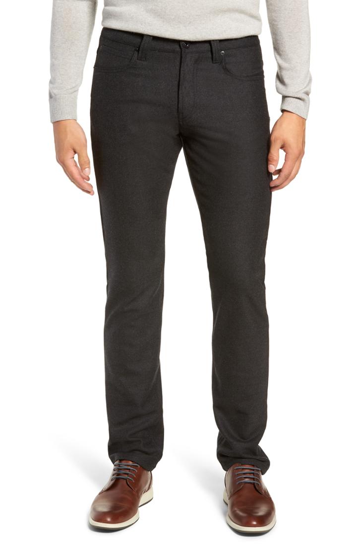 Men's Bugatchi Slim Fit Wool Blend Pants