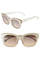 Women's Alice + Olivia Victoria 50mm Cat Eye Sunglasses - Stellar
