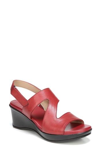 Women's Naturalizer Valerie Wedge Sandal N - Red