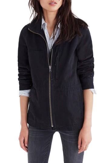 Women's Madewell Fleet Jacket - Black