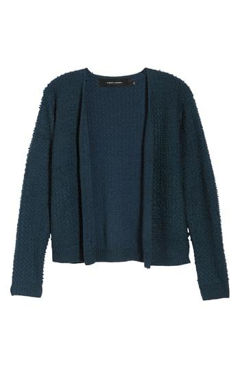 Women's Codexmode Popcorn Stitch Cardigan - Blue/green