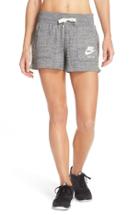 Women's Nike 'gym' Cotton Blend Shorts - Grey