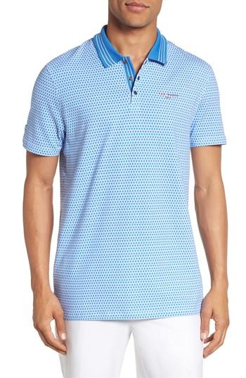 Men's Ted Baker London Sandpit Trim Fit Polo (s) - Blue