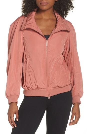 Women's Adidas By Stella Mccartney Gathered Jacket - Pink