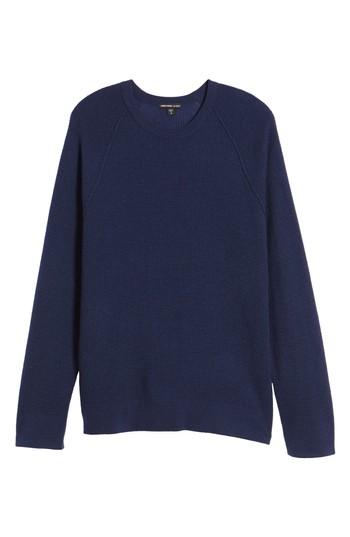 Men's James Perse Thermal Cashmere Sweater (xxl) - Blue