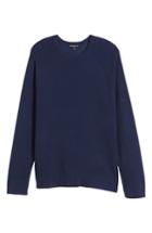 Men's James Perse Thermal Cashmere Sweater (xxl) - Blue