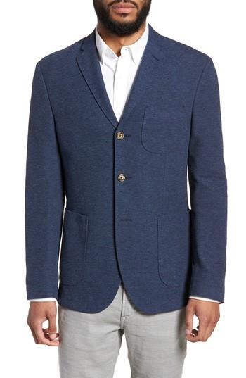 Men's Sand Trim Fit Cotton Blend Blazer