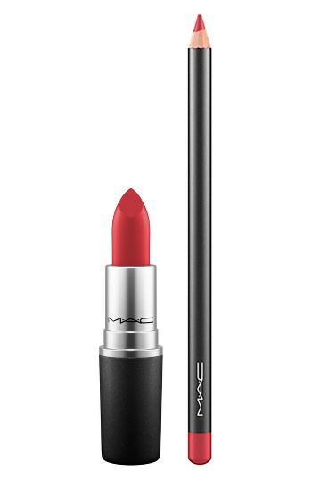 Mac Russian Red & Follow Your Heart Lipstick & Lip Pencil Duo - Russian Red