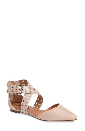 Women's Halogen Molly Pointy Toe Flat .5 M - Brown