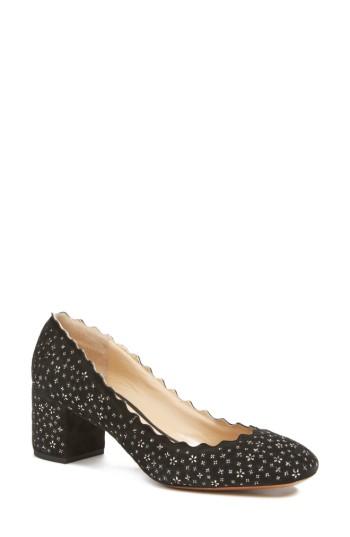 Women's Chloe Lauren Scalloped Pump .5us / 39.5eu - Black