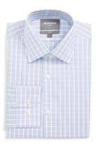 Men's Bonobos Bromley Slim Fit Stretch Check Dress Shirt .5 32 - Blue