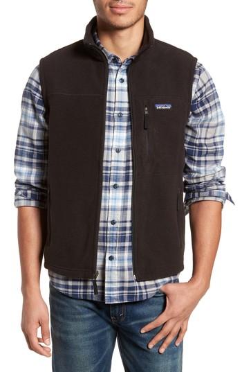 Men's Patagonia Classic Synchilla Fleece Vest - Black