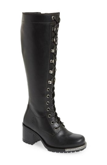 Women's Fly London Lynt Knee High Boot .5-6us / 36eu - Black