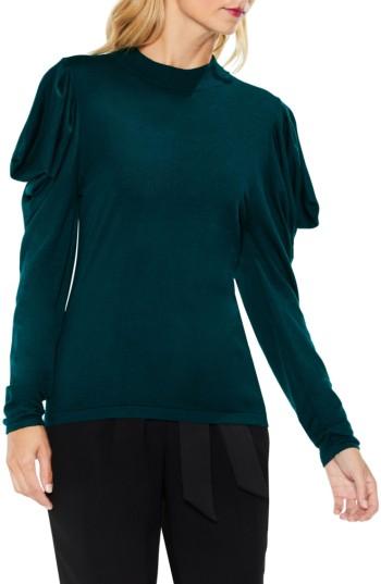 Women's Vince Camuto Drape Shoulder Sweater - Green