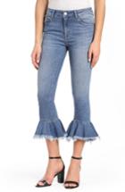 Women's Mavi Tessa Super Skinny Flounce Hem Jeans X 27 - Blue