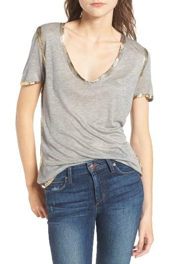 Women's Zadig & Voltaire Tino Foil Tee - Grey