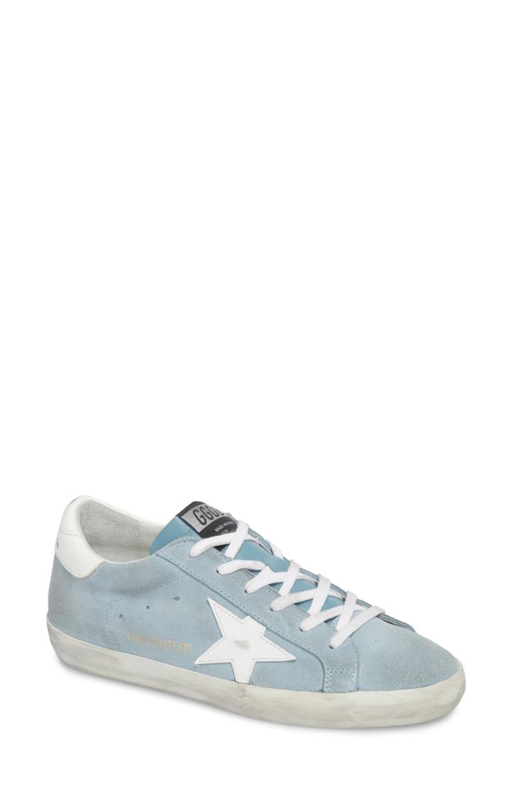 Women's Golden Goose Superstar Low Top Sneaker Us / 40eu - Blue
