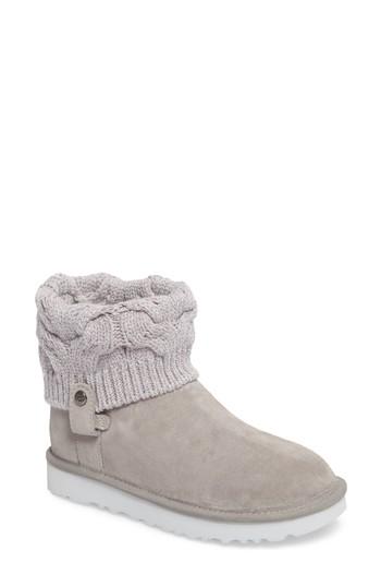 Women's Ugg Saela Knit Cuff Boot M - Grey