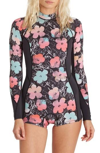 Women's Billabong X Andy Warhol Spring Fever Rashguard