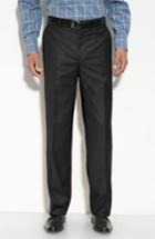 Men's Linea Naturale 'travel Genius - Hawk' Flat Front Pants - Black