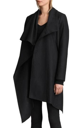 Women's Allsaints City Monument Coat - Black