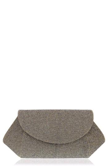 Nina 'amitee' Metallic Clutch - Grey