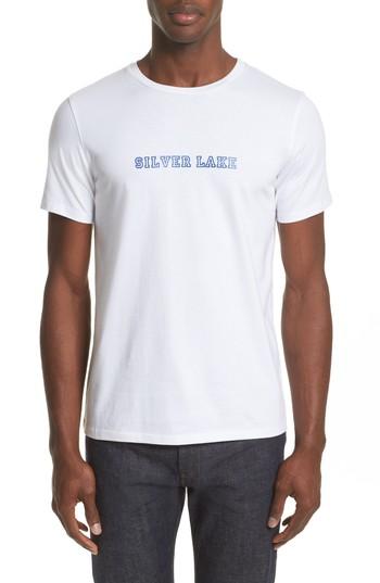 Men's A.p.c. Silver Lake T-shirt, Size - White