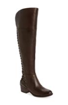Women's Vince Camuto Bolina Over The Knee Boot .5 Wide Calf M - Brown