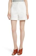 Women's Grey Jason Wu Stretch Cotton Sailor Shorts - White