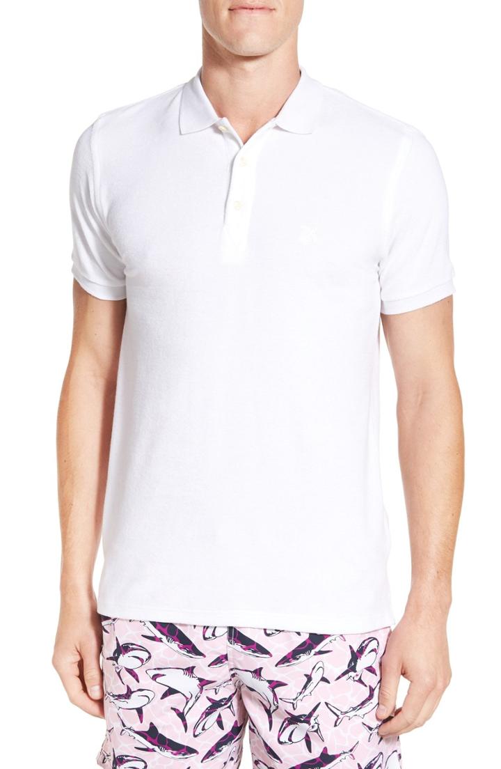 Men's Vilebrequin Terry Polo, Size - White