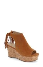 Women's Marc Fisher Ltd 'sueann' Platform Wedge Sandal M - Brown