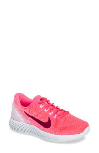Women's Nike Lunarglide 9 Running Shoe M - Pink