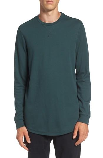 Men's The Rail Longline Thermal T-shirt - Green