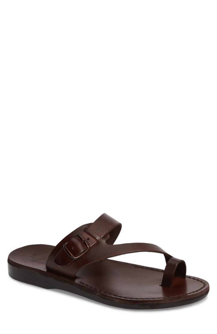 Men's Jerusalem Sandals Abner Toe Loop Sandal -11.5us / 44eu - Brown