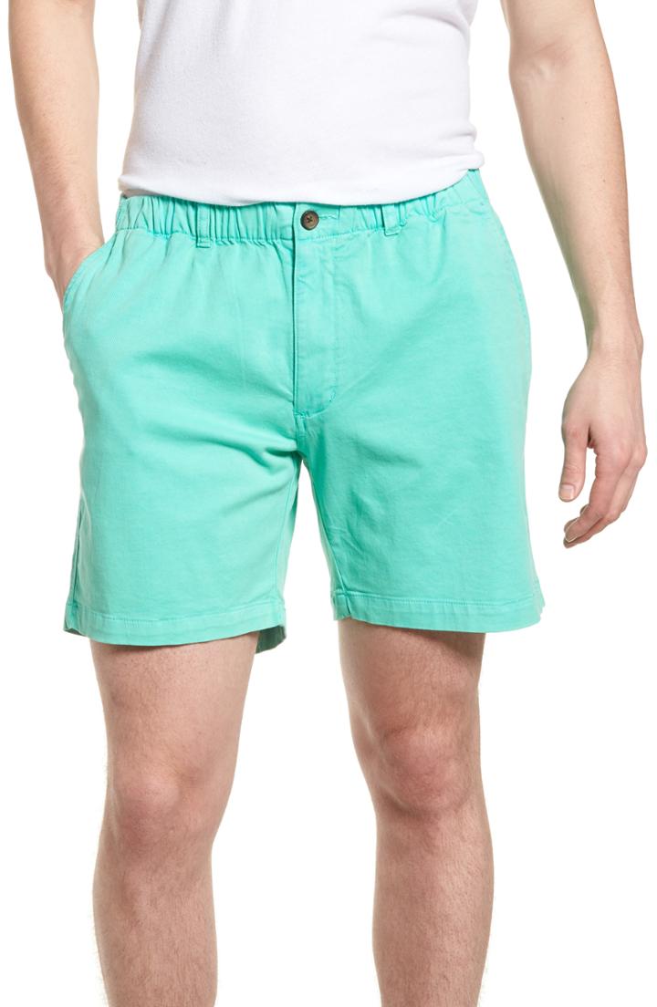 Men's Vintage 1946 7in Snappers Elastic Waist Shorts - Blue/green